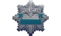 Grafika kolorowa przedstawiająca gwiazdę policyjną.