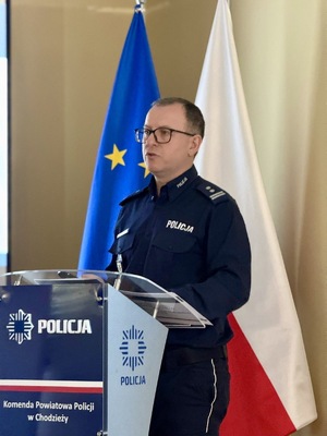 Wystąpienie Komendantów podczas odprawy rocznej.

fot. st. asp. Marta Migdalczyk