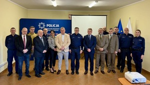 Uczestnicy odprawy rocznej w KPP Chodzież.

fot. st. asp. Marta Migdalczyk